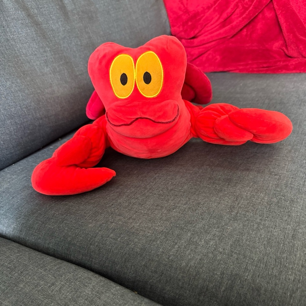 Sebastian Crab The Little Mermaid Plush Disney Parks Disney Princess 19"